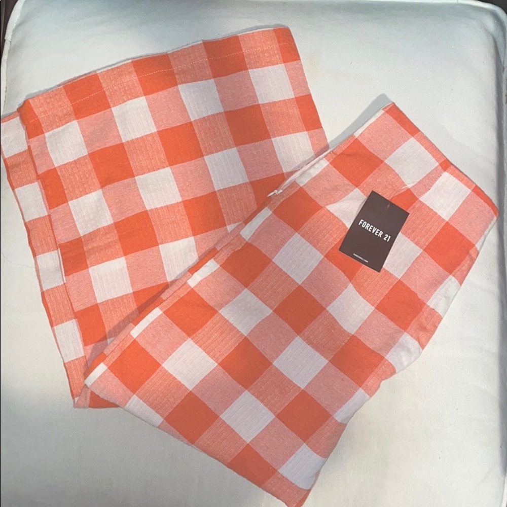 NWT High-Rise Buffalo Plaid Pants - Medium